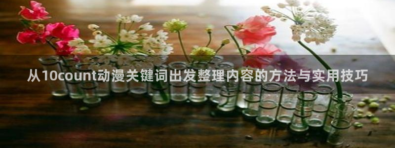 age动漫官下载:从10count动漫关键词出发整理内容的方法与实用技巧配图